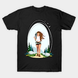 Hiking girl T-Shirt